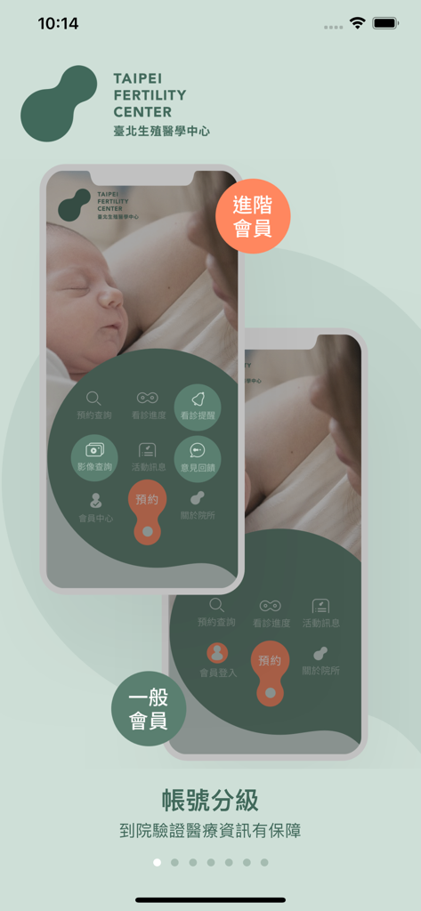 Interfaccia dell'app TFC Little Helper che mostra la differenza tra i livelli di adesione generali e avanzati