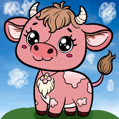 cute cow