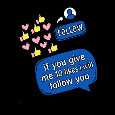if you give me 10 likes i will follow you