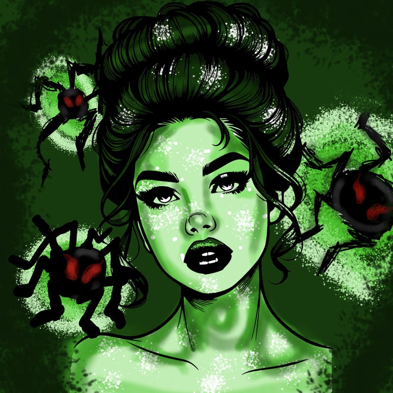 realistic girl wearing a 90s style up due and have full lips