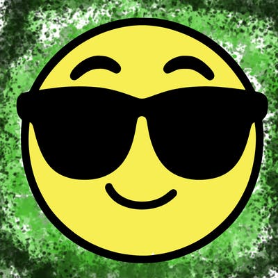 emoji with sunglasses
