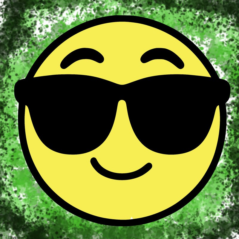 emoji with sunglasses