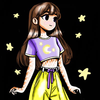 girl in a cute crop top