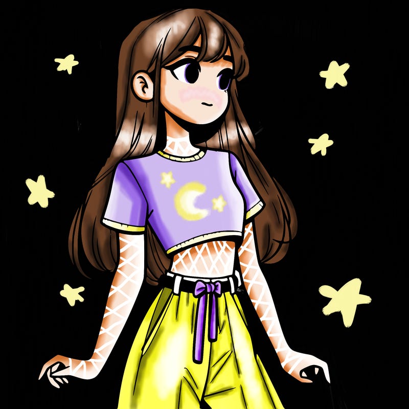 girl in a cute crop top