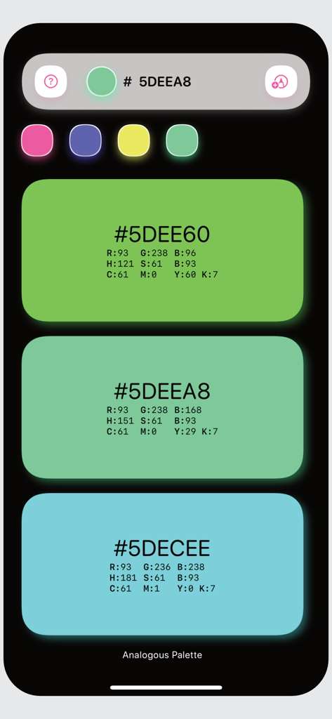 Kulur Color Palettes generator - Graphics & Design App | MWM