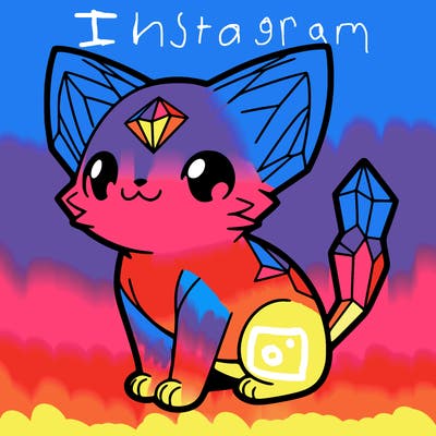 crystal kitten