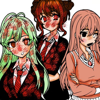 anime girls teenagers