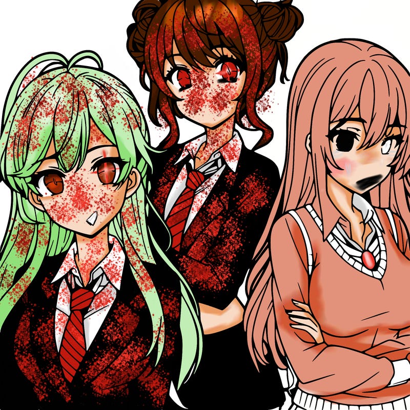 anime girls teenagers