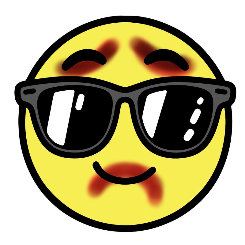 emoji with sunglasses