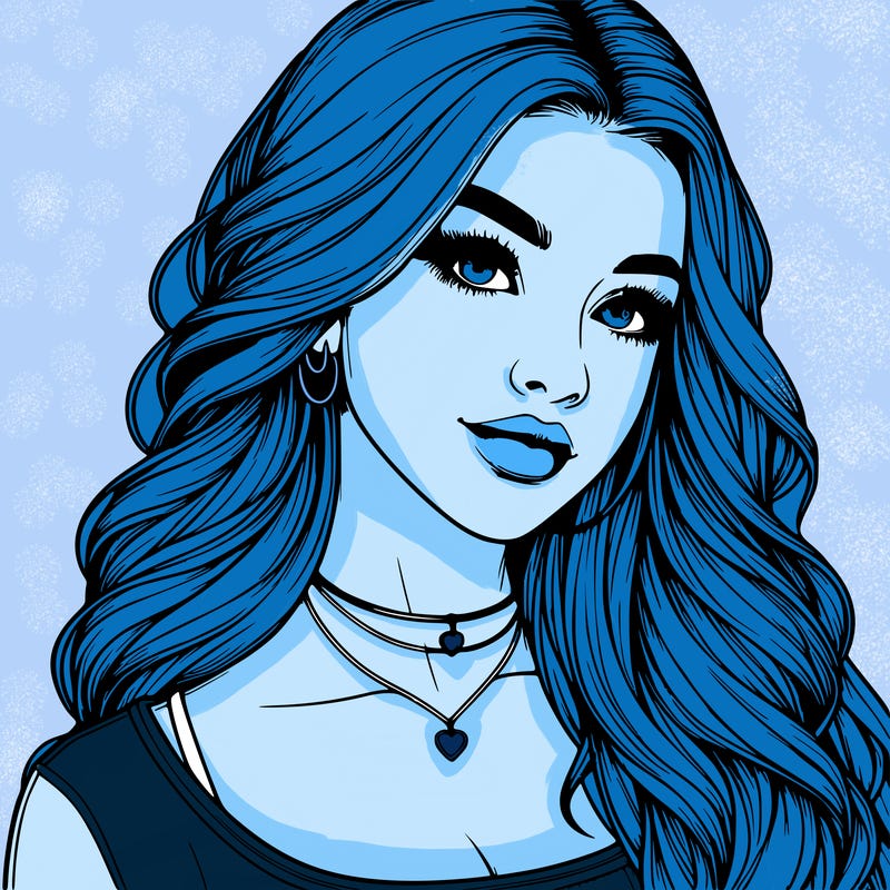 detailed realistic girl