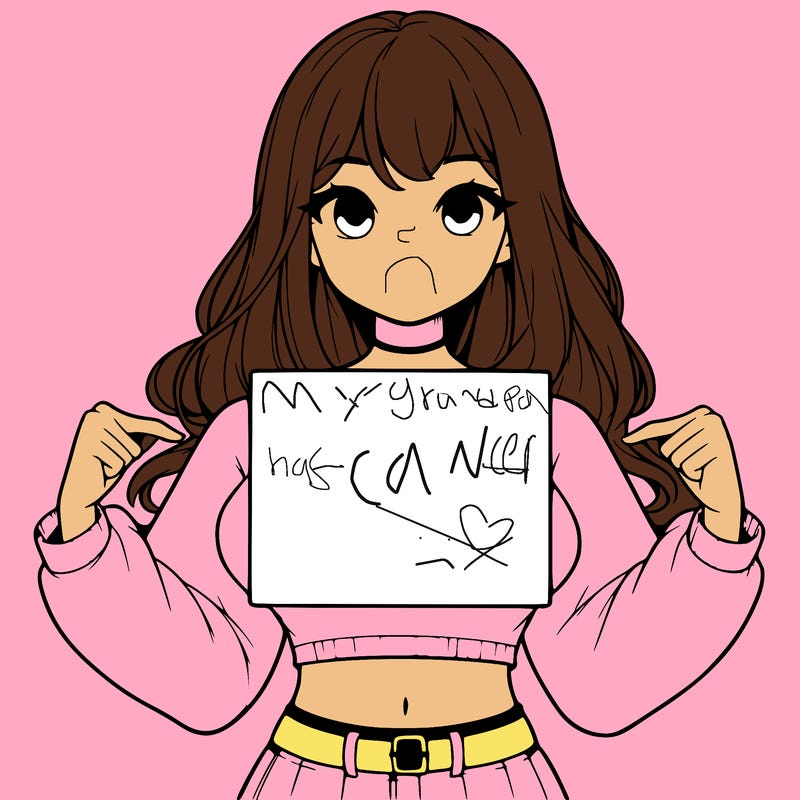 girl holding a blank sign in a long sleeve crop top