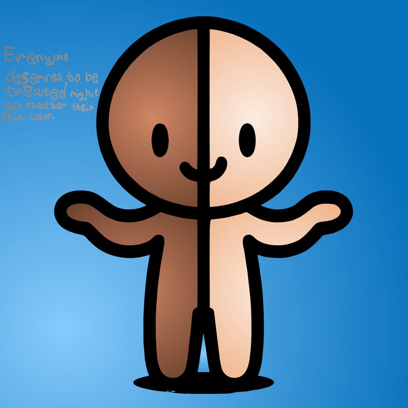 person split on half