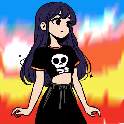 girl in a cute crop top