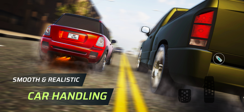 Crazy Line Driver - 3D - Realistic 3D car handling gameplay in Crazy Line Driver