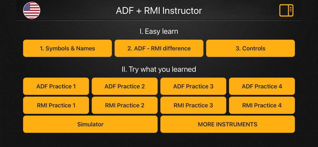ADF + RMI Trainer – IFR Pilot - Education App | MWM