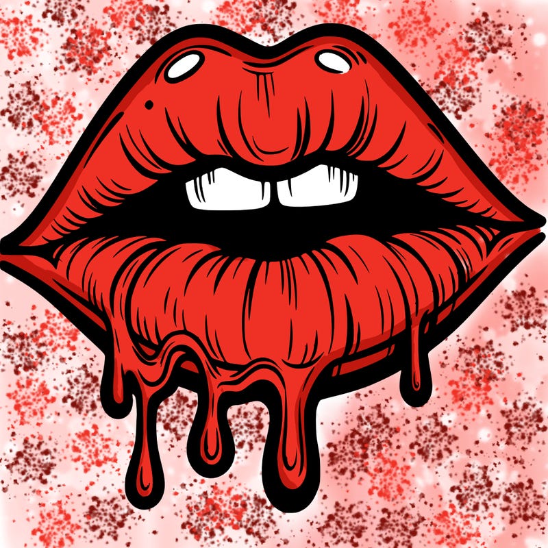 lips that look realistic and drip