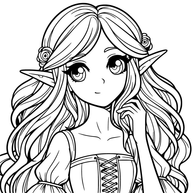 beautiful elf girl