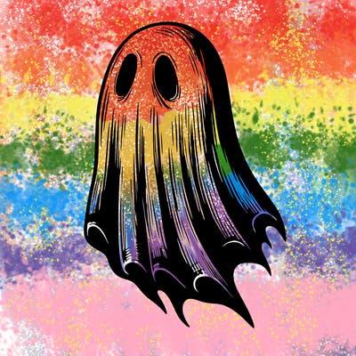 realistic creepy ghost