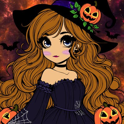 realistic girl halloween