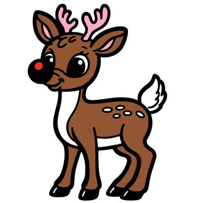 rudolph the reindeer with the big red nose