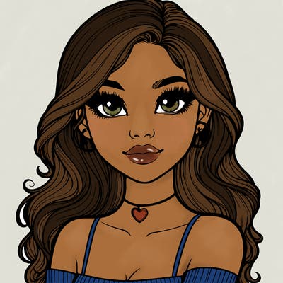 realistic pretty girl