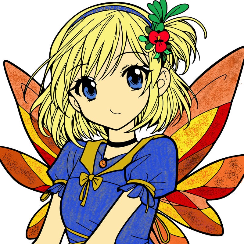 manga teen girl fairy