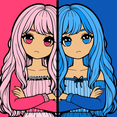 realistic girls split