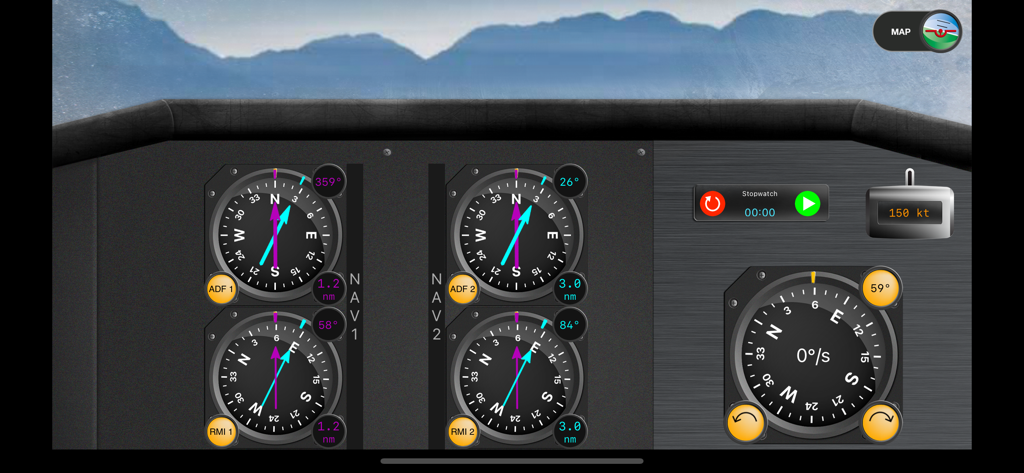 ADF + RMI Trainer – IFR Pilot - Education App | MWM