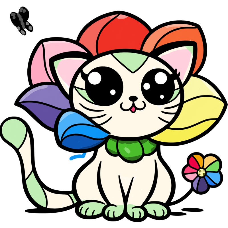 flower cat
