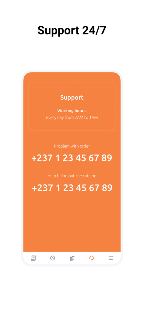 GrupGo order - GrupGo order merchant support page showing contact numbers and operating hours