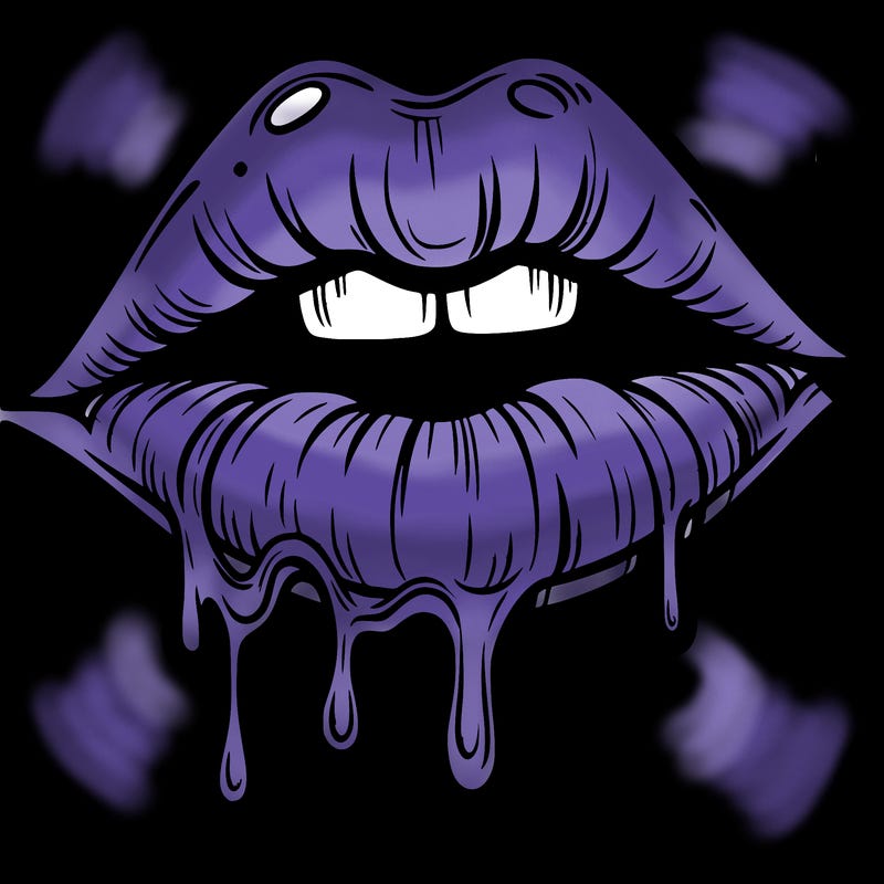 lips that look realistic and drip