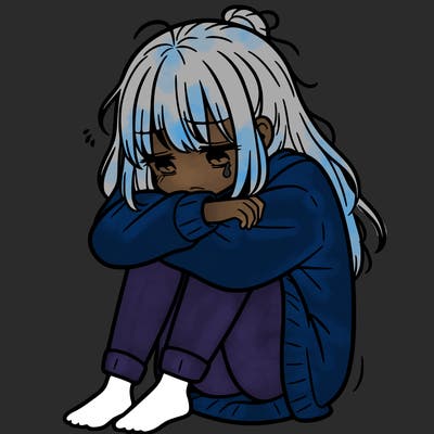 depressed girl