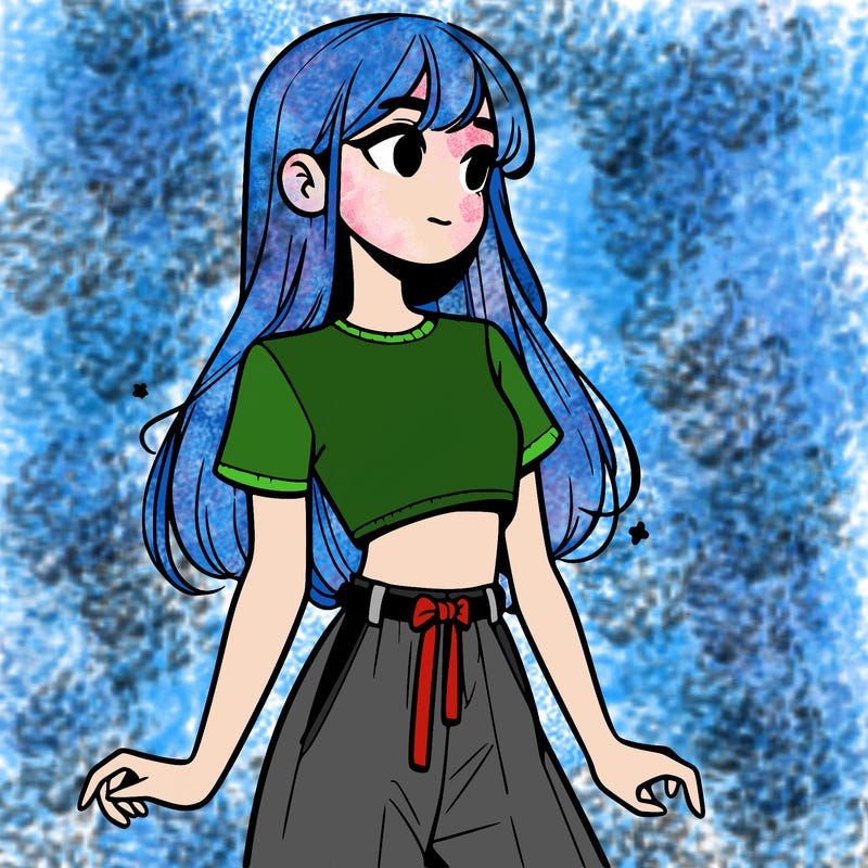 girl in a cute crop top