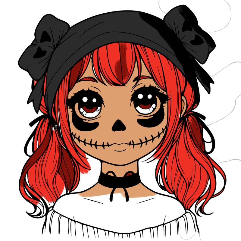 realistic girl halloween