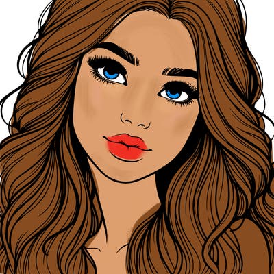 beautiful realistic girl