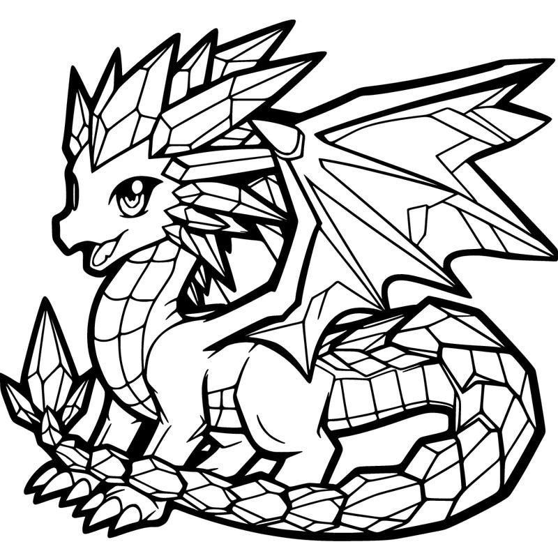 crystal dragon