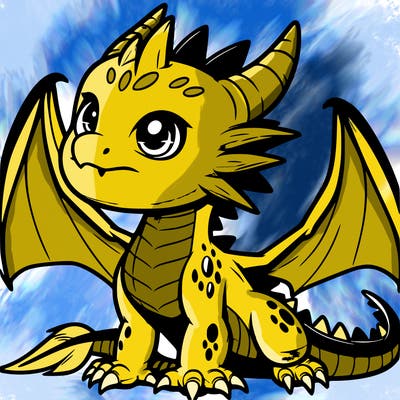 fierce baby night dragon