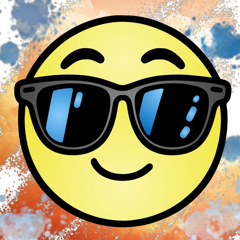 emoji with sunglasses
