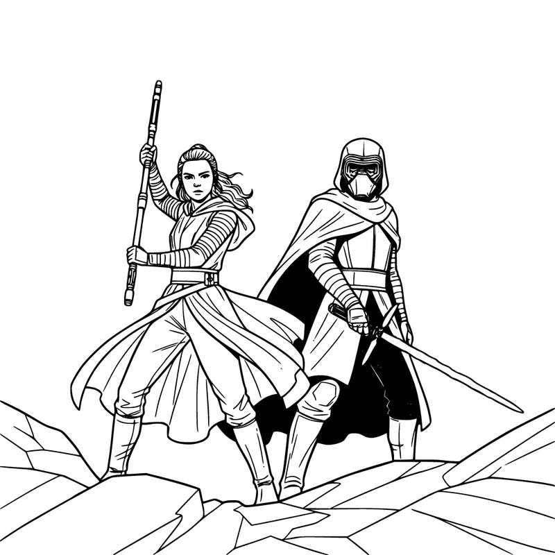 rey and kylo ren