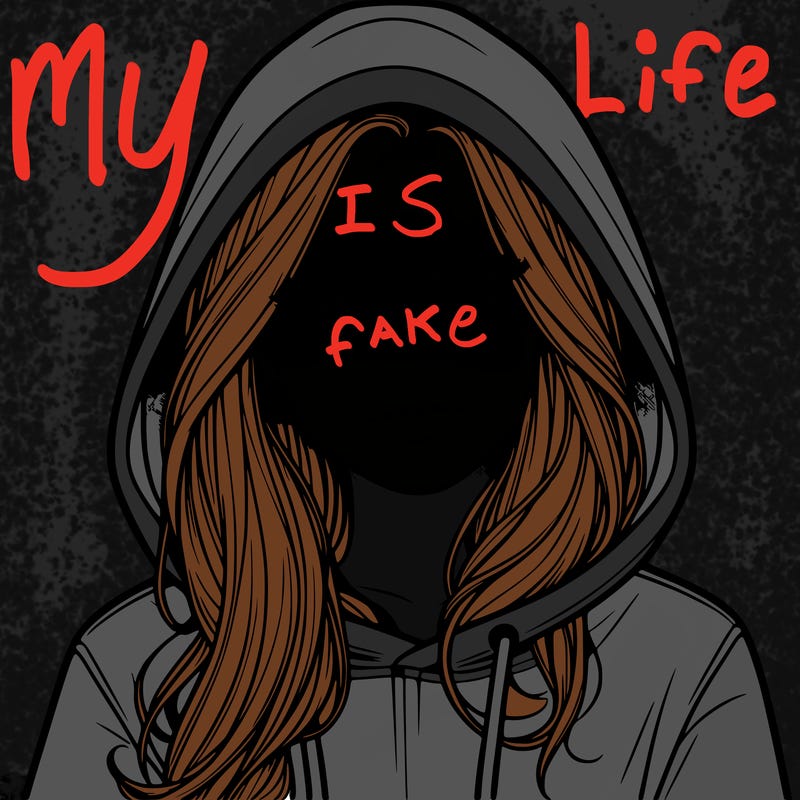 realistic girl with a hoodie