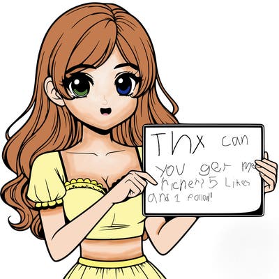 realistic pretty girl holding blank sign