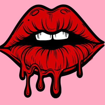 lips that look realistic and drip