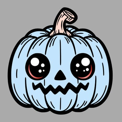 scary cute pumpkin