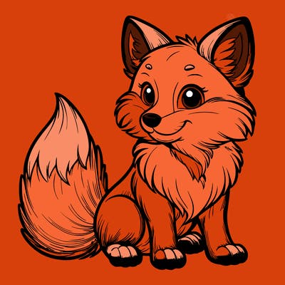 realistic fox