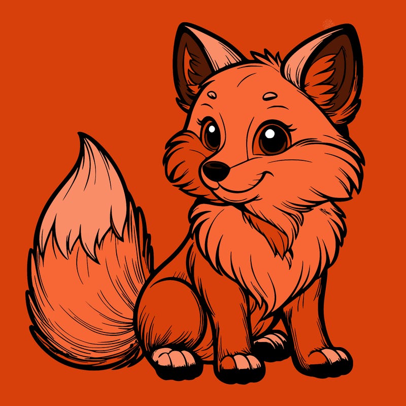 realistic fox