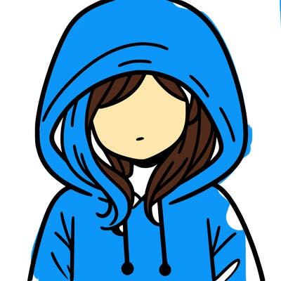 girl with hoodie