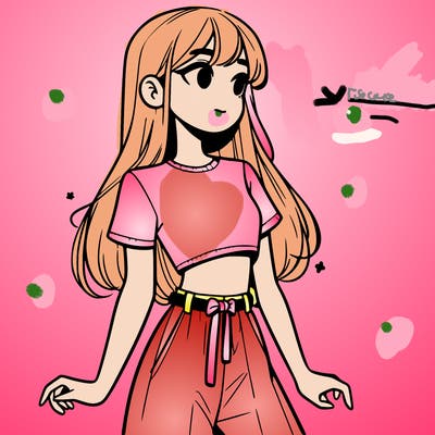 girl in a cute crop top