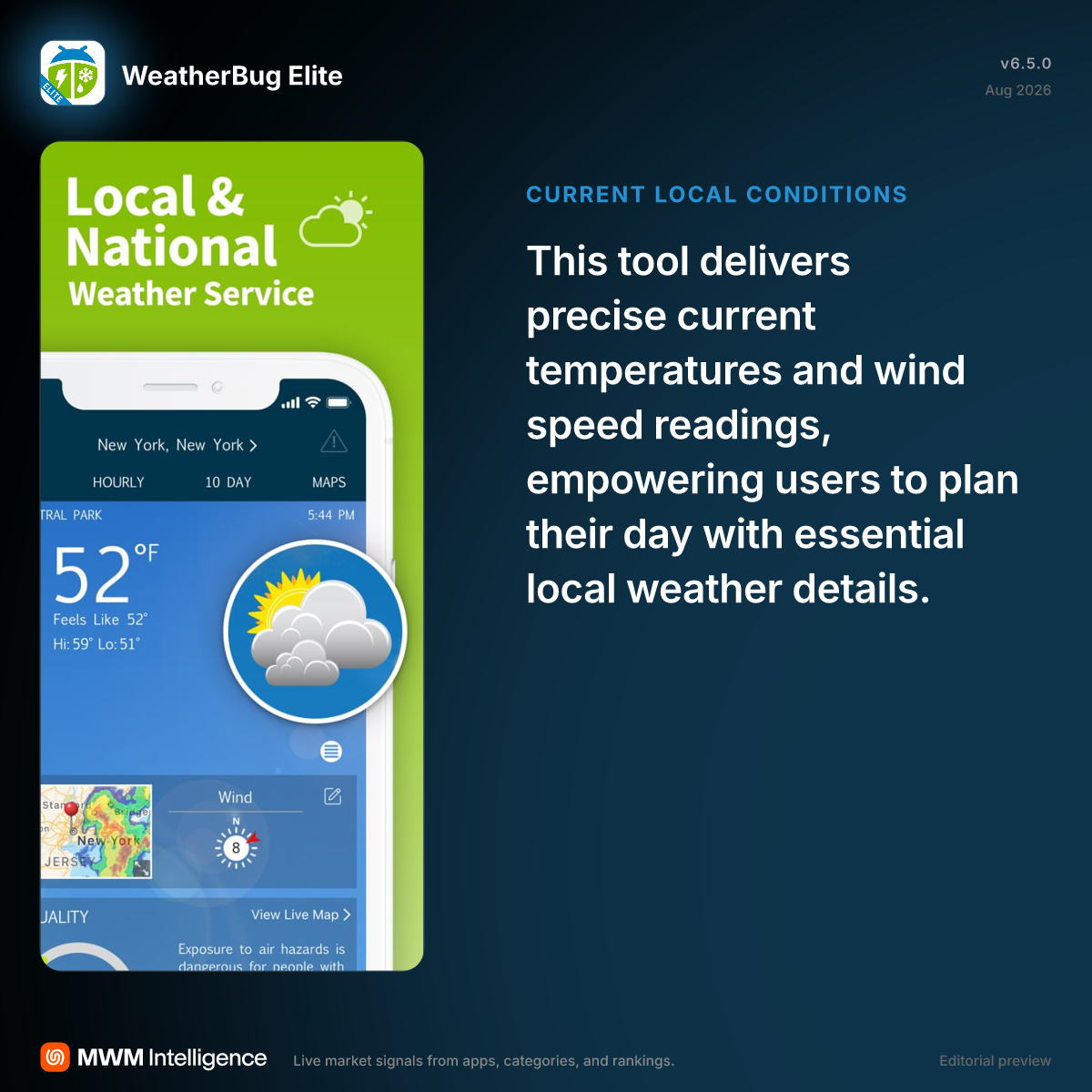 WeatherBug Elite - Weather App | MWM