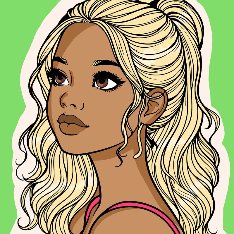 beautiful realistic girl