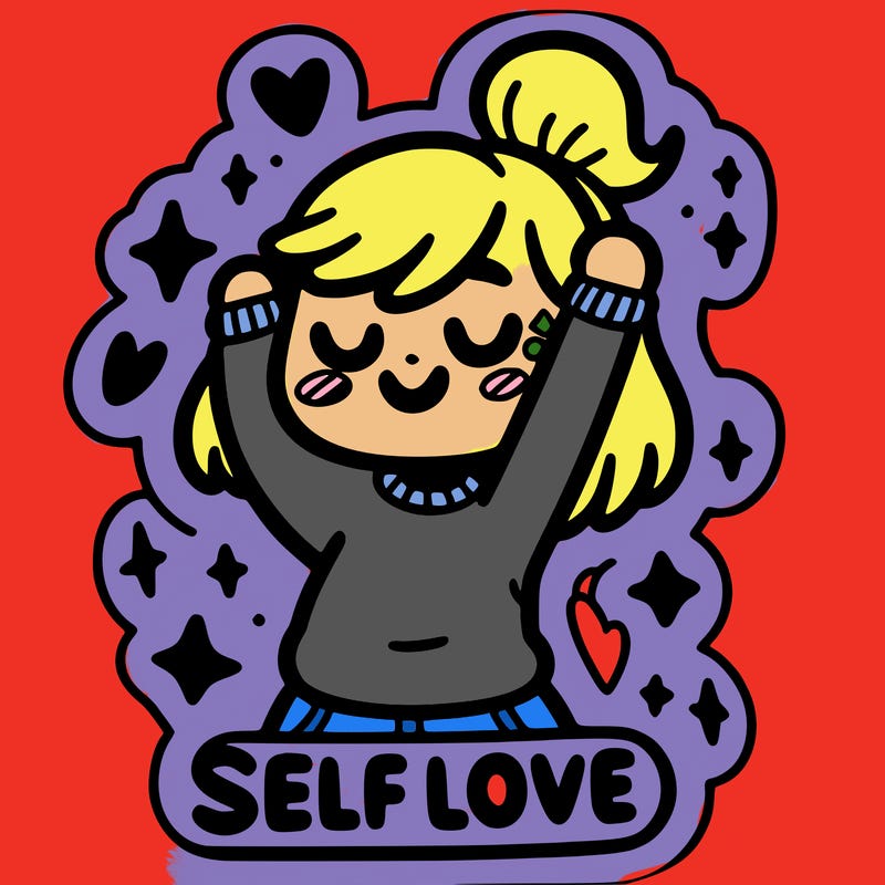 self-love sticker
